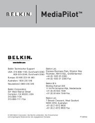 MediaPilot™ - Belkin