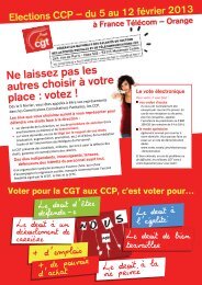 tract Ne laissez pas les autres choisir à votre place Votez - CGT Fapt