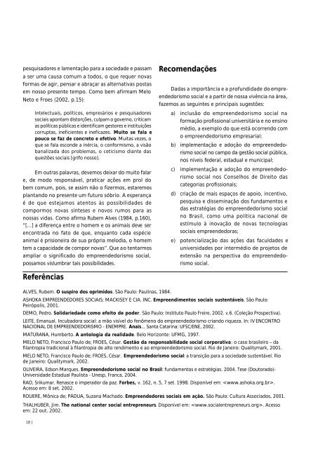 Empreendedorismo social no Brasil - Unioeste