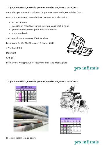 Programme de cours - pdf, 3.5M - Pro Infirmis