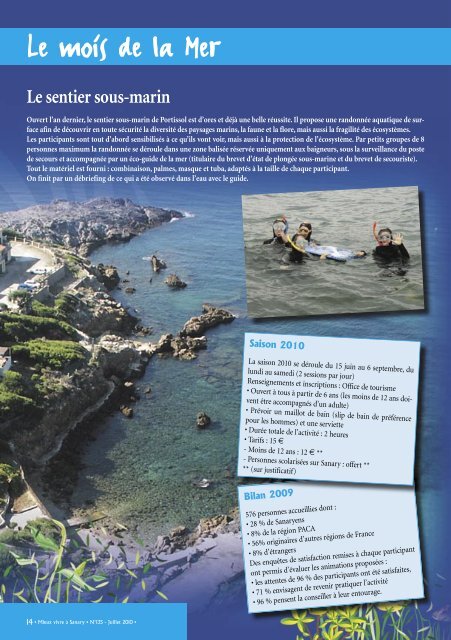 Mieux Vivre N°135 - Juillet 2010 (.pdf - 2 - Sanary-sur-Mer