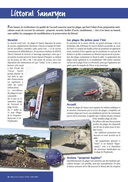 Mieux Vivre N°135 - Juillet 2010 (.pdf - 2 - Sanary-sur-Mer