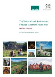 The Welsh Historic Environment Strategic Statement: Action Plan