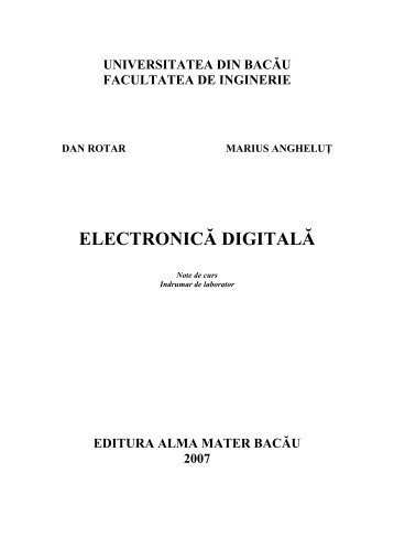 ELECTRONICĂ DIGITALĂ - Cadre Didactice