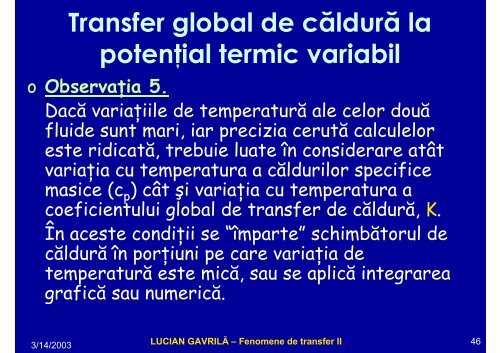 LUCIAN GAVRILĂ – Fenomene de transfer II - Cadre Didactice