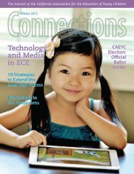 Winter 2012 Issue (3.5mb) - California Association for the Education ...
