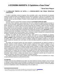 A Economia Marxista: O capitalismo e suas crises - Unioeste