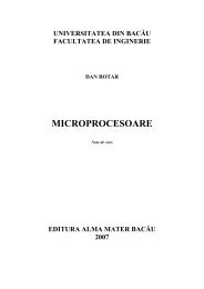 MICROPROCESOARE - Cadre Didactice