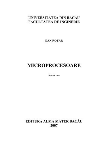 MICROPROCESOARE - Cadre Didactice