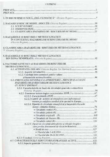 ERĂ CLIMATICĂ" (Octavia Bogdan) 7 2. HAZARD ŞI RISC DE MEDIU.