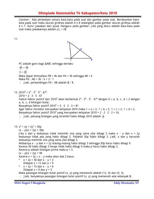 Soal Lomba Matematika Untuk Anak Tk