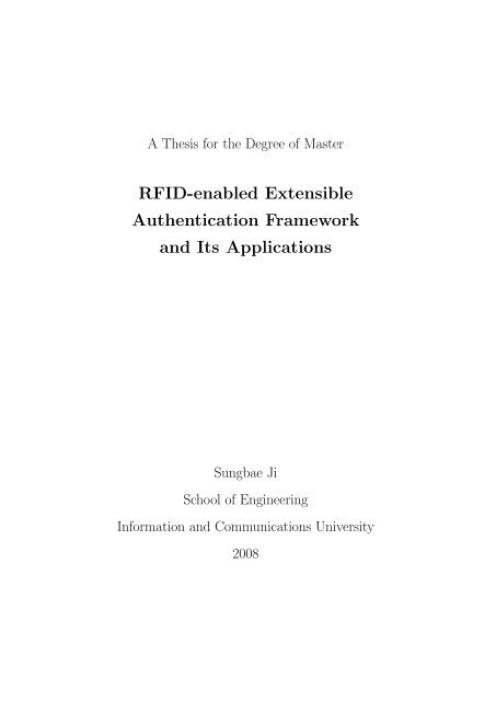 RFID-enabled Extensible Authentication Framework and Its ...
