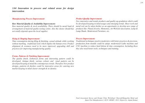 The Need Assessment Survey - Designclinicsmsme.org