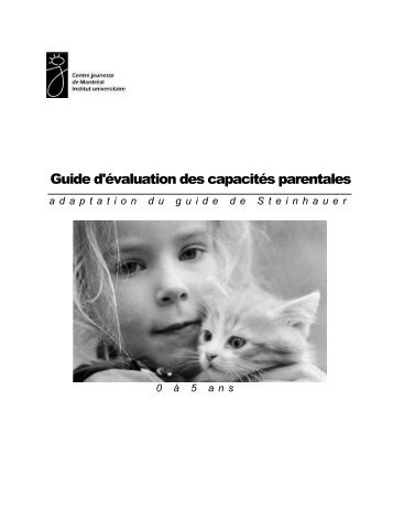 Guide d'évaluation des capacités parentales - Accueil