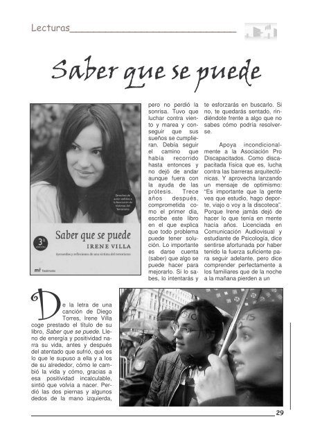 Revista del I.E.S . Miguel de Molinos. Año 4 Nº 8 Primavera 2005