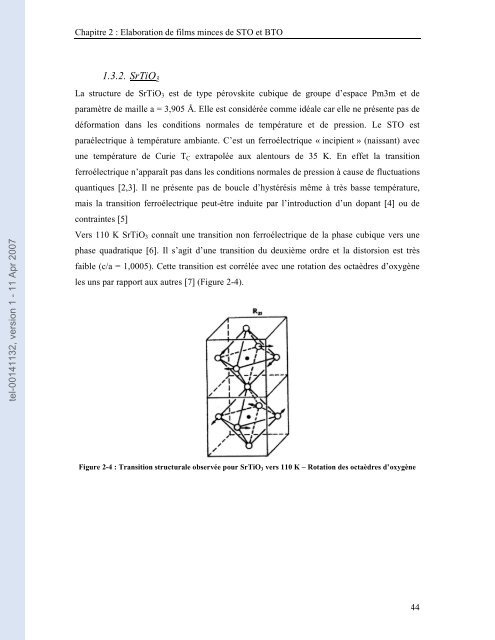 Etude de capacités en couches minces à base d'oxydes métalliques ...