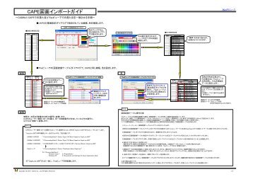 CAPE図面インポートガイド