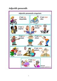 Adjectifs possessifs - CEIL de l'université d'Alger 2