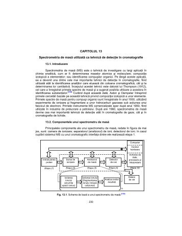 CAPITOLUL 13 Spectrometria de masă utilizată ca tehnică de ...