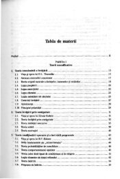 Tabla de materii