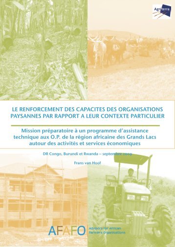 LE RENFORCEMENT DES CAPACITES DES ... - AFAFO