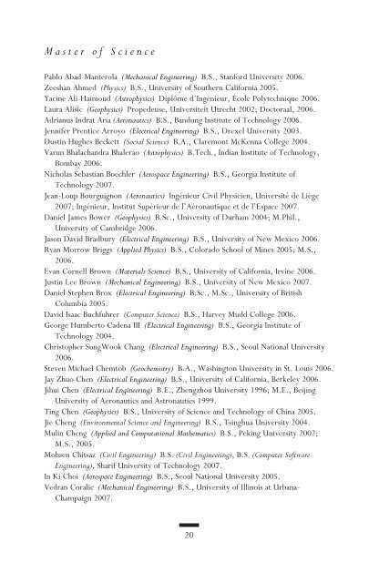 PDF (2008 Commencement Program) - CaltechCampusPubs