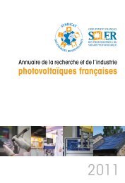 Annuaire des fabricants et fournisseurs de l'industrie photovoltaïque ...