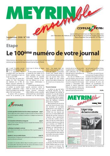 Septembre 2008 No 100.pdf - Meyrin