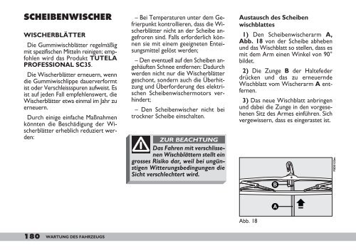 kenntnis des fahrzeugs - Camper-Parkering