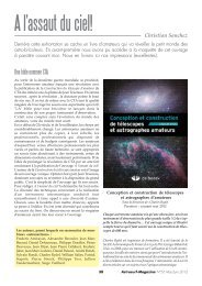 Présentation détaillée de l'ouvrage publiée dans Astrosurf ...