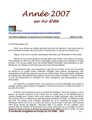 2007 - site de Ginette Dutil et Michel Pilote