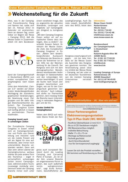 27.08. - 04.09 - Campingwirtschaft Heute