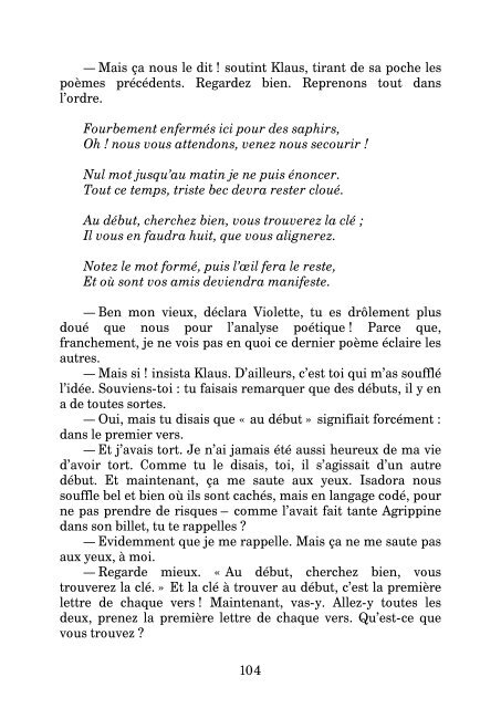 orphelins Baudelaire