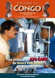 Revue n° 25 (pdf - 2.8 MB) - Mémoires du Congo