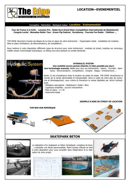 Catalogue module Skate Parc - Technopujades