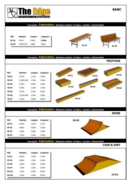 Catalogue module Skate Parc - Technopujades