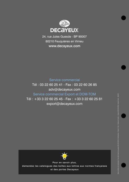 Télécharger le document - Decayeux