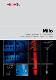 Milo I - THORN Lighting [Accueil]