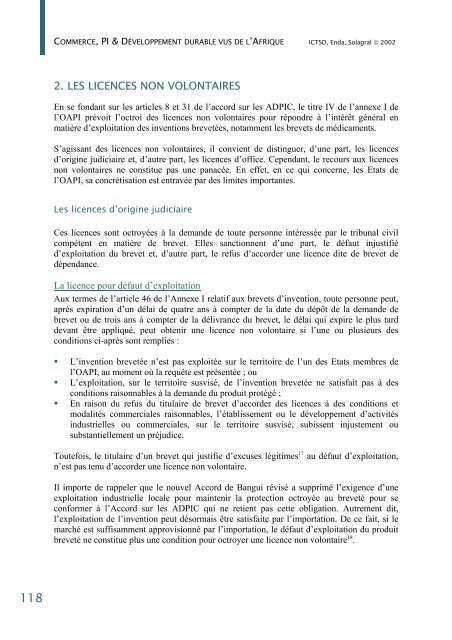 Les importations parallèles et les licences non volontaires ... - ictsd