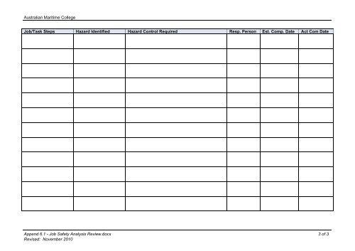 MV BLUEFIN QUALITY MANUAL - Australian Maritime College