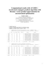 Accelerated conjugate gradient algorithm with Hessian / vector ...