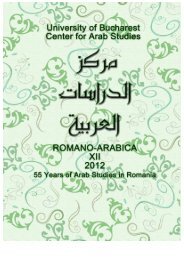 12 55 Years of Arab Studies in Romania - Secţia de Arabă