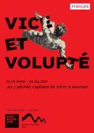 Guide de l'exposition Vice et volupté (pdf) - Kunstmuseum Bern