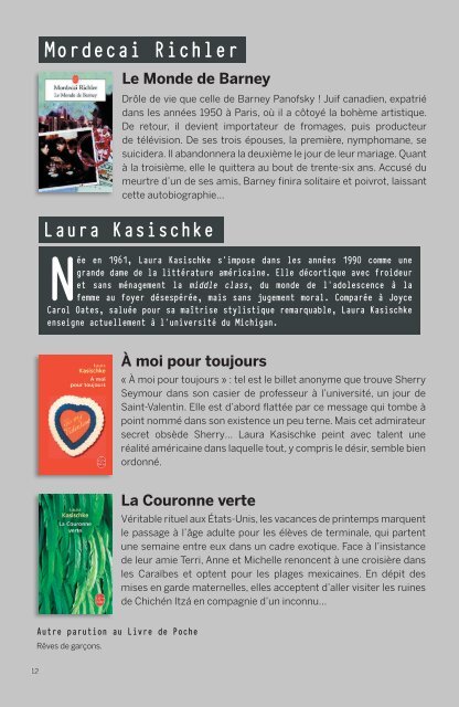 Mes livres d'Amérique - Le Livre de Poche