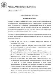 FISCALIA PROVINCIAL DE GUIPUZCOA - El Diario Vasco