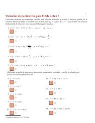 Variación de parámetros para ED de orden 2 . - Canek - UAM