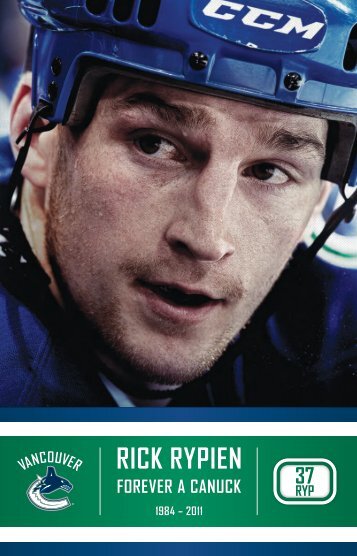 Download the pdf version - Vancouver Canucks