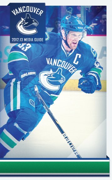 2012.13 Media Guidelines (PDF) - Vancouver Canucks