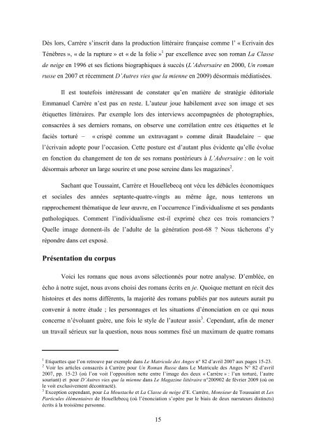 Faculté de Philosophie et Lettres - Jean-Philippe Toussaint