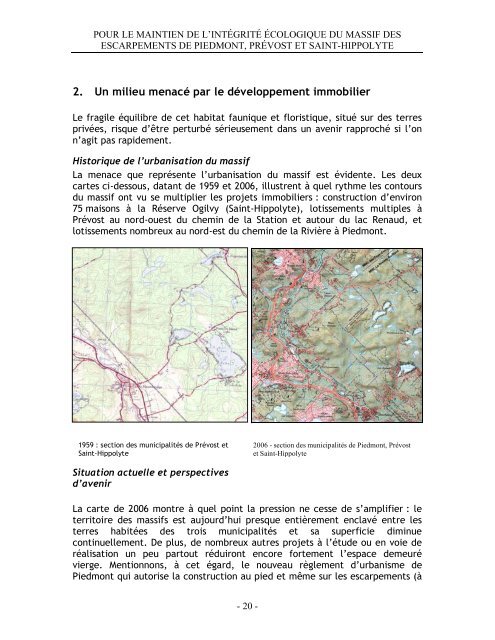 Projet - Le parc des falaises